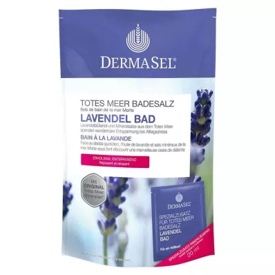 DERMASEL Kuolleenmeren kylpysuolat+Laventeli SPA, 1 p