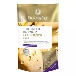 DERMASEL Kuolleenmeren kylpysuolat + kulta EXCLUSIVE, 1 P