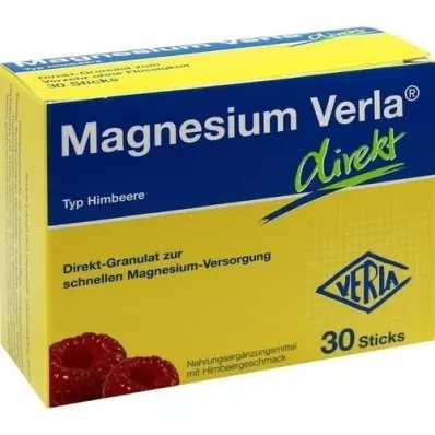 MAGNESIUM VERLA suorarakeet vadelma, 30 kpl