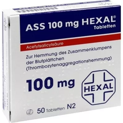 ASS 100 HEXAL tablettia, 50 kpl