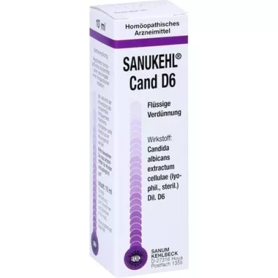 SANUKEHL Cand D 6 tippaa, 10 ml