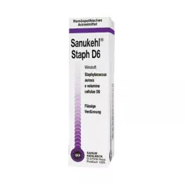 SANUKEHL Staph D 6 tippaa, 10 ml