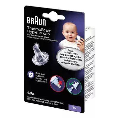 BRAUN THERMOSCAN Suojakorkit LF40, 40 kpl BRAUN THERMOSCAN Suojakorkit LF40, 40 kpl