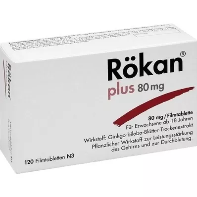 RÖKAN Plus 80 mg kalvopäällysteiset tabletit, 120 kpl