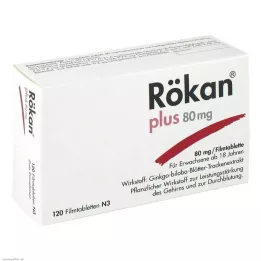 Rökan® plus 80 mg kalvopäällysteiset tabletit, 120 kpl