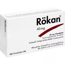 RÖKAN 40 mg kalvopäällysteiset tabletit, 120 kpl