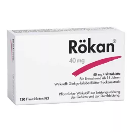 RÖKAN 40 mg kalvopäällysteiset tabletit, 120 kpl