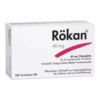 RÖKAN 40 mg kalvopäällysteiset tabletit, 120 kpl RÖKAN 40 mg kalvopäällysteiset tabletit, 120 kpl