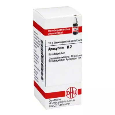 DHU Apocynum D 2 -pallot, 10 g