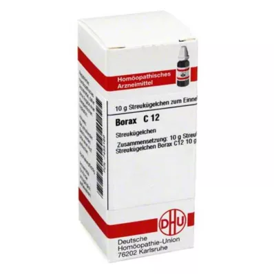 BORAX C 12 palloa, 10 g