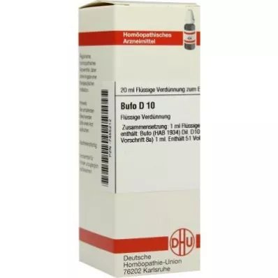 BUFO D 10 Laimennus, 20 ml