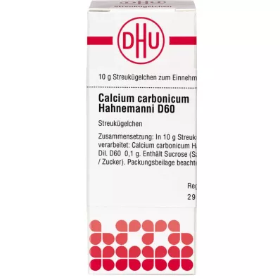 CALCIUM CARBONICUM Hahnemanni D 60 palloa, 10 g