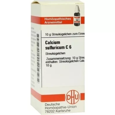 CALCIUM SULFURICUM C 6 pallot, 10 g
