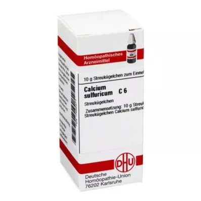 CALCIUM SULFURICUM C 6 pallot, 10 g