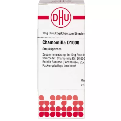 CHAMOMILLA D 1000 palloa, 10 g