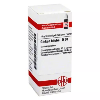 DHU Ginkgo biloba D 30 palloa, 10 g
