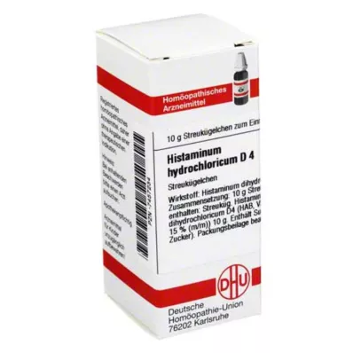 HISTAMINUM hydrochloricum D 4 palloa, 10 g
