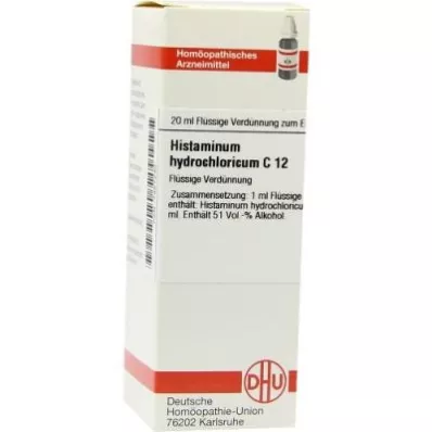 HISTAMINUM hydrochloricum C 12 -laimennus, 20 ml HISTAMINUM hydrochloricum C 12 -laimennus, 20 ml