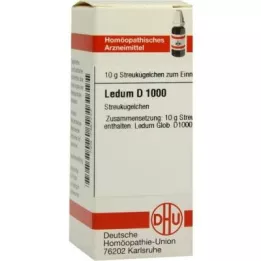 LEDUM D 1000 palloa, 10 g