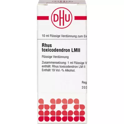 RHUS TOXICODENDRON LM II Laimennus, 10 ml