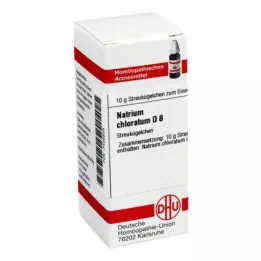 NATRIUM CHLORATUM D 8 palloa, 10 g