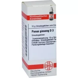 PANAX GINSENG D 3 palloa, 10 g