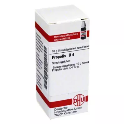 DHU Propolis D 4 palloa, 10 g DHU Propolis D 4 palloa, 10 g