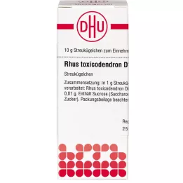 RHUS TOXICODENDRON D 1000 palloa, 10 g