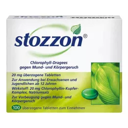 STOZZON Klorofyllipäällysteiset tabletit, 100 kpl