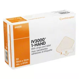 OPSITE IV 3000 10x12 cm transp. kanyylin kiinnitys, 50 kpl