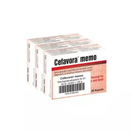 CEFAVORA memo pehmeät gelatiinikapselit, 90 kpl