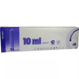 SPRITZE 10 ml 2-osainen Luer-eksentrinen 10 ml, 100 kpl