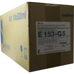 ELEKTROLYT Inf.-Lsg. 153 w.Glukoosi 5, 10X500 ml