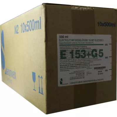 ELEKTROLYT Inf.-Lsg. 153 w.Glukoosi 5, 10X500 ml ELEKTROLYT Inf.-Lsg. 153 w.Glukoosi 5, 10X500 ml