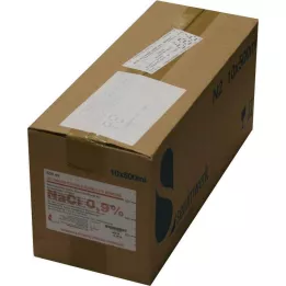 ISOTONISCHE Suolaliuos 0,9 % Bernburg Inf.-L.Glass, 10X500 ml