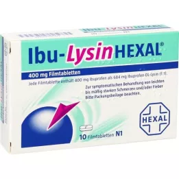 IBU-LYSINHEXAL Kalvopäällysteiset tabletit, 10 kpl