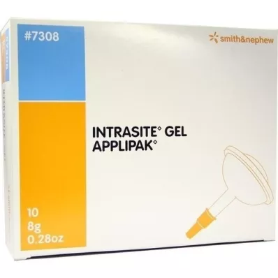 INTRASITE Geelihydrogeelinen haavanpuhdistusaine, 10X8 grammaa