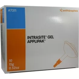 INTRASITE Geelihydrogeelinen haavanpuhdistusaine, 10X15 grammaa