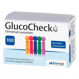 GLUCOCHECK Lansetit Universal, 100 kpl