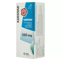 KARSIVAN 100 kalvopäällysteistä tablettia koirille, 60 kpl