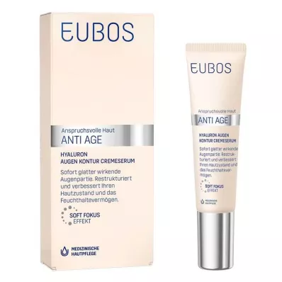 Eubos Anti-Age Hyaluronic Eye Contour Cream -seerumi, 15 ml Eubos Anti-Age Hyaluronic Eye Contour Cream -seerumi, 15 ml