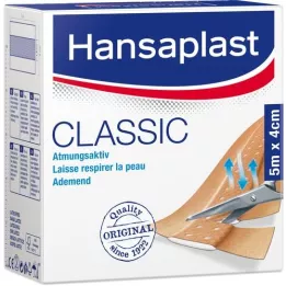 HANSAPLAST Klassinen kipsi 4 cmx5 m, 1 kpl