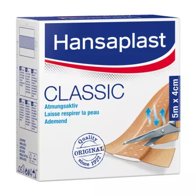 Hansaplast Classic kipsi 4 cm x 5 m, 1 kpl Hansaplast Classic kipsi 4 cm x 5 m, 1 kpl