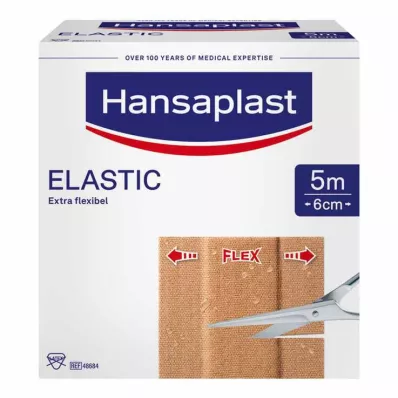 Hansaplast elastinen kipsi 6 cm x 5 m, 1 kpl