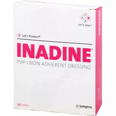INADINE Voide sideharso w. PVP Jod. 9.5x9.5cm, 25 kpl