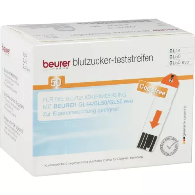 BEURER GL44/GL50-testiliuskat, 50 kpl