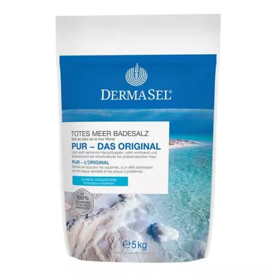 Dermasel Kuolleenmeren kylpysuola puhdas, 5 kg