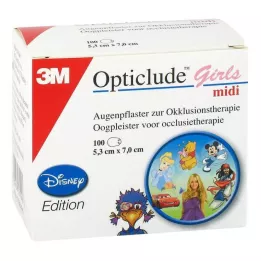OPTICLUDE 3M Disney girls midi 2538MDPG-100, 100 kpl