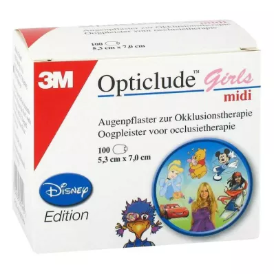 Opticlude 3M Disney Plaster Girls midi 2538MDPG-100, 100 kpl Opticlude 3M Disney Plaster Girls midi 2538MDPG-100, 100 kpl