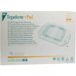 TEGADERM 3M Plus Pad 9x10 cm Ready Made 3586, 25 kpl